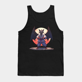 Kawaii Style Karate Master Bat Tank Top